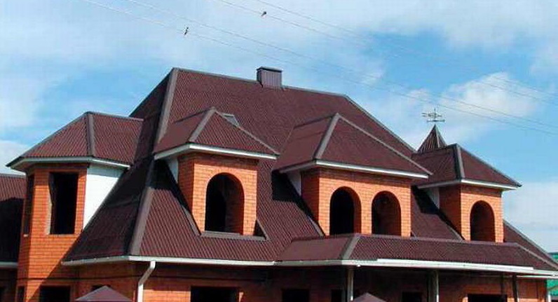 Крыша волнистый лист